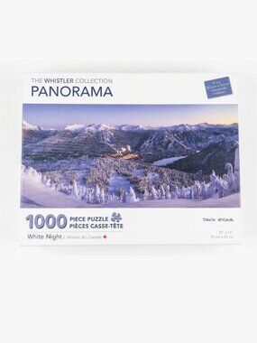 Whistler Collection PANORAMA 1000 Piece Puzzle - "White Night" by David McColm
